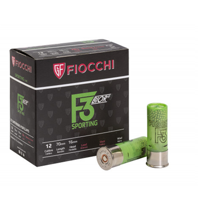 Fiocchi F3 Bior 12 Guage 28grm 9 - Plastic Wad	